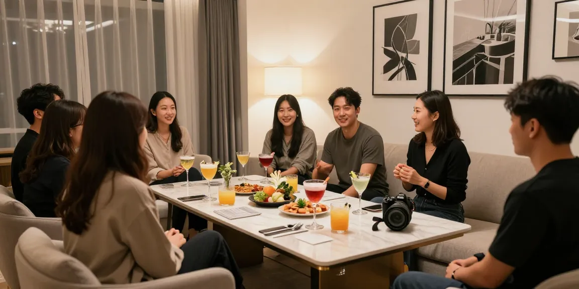 강남구구단의 고급스럽고 아늑한 사교 모임 공간 아이디어