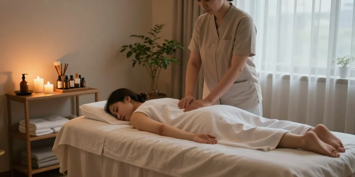 대구마사지 세션 중인 편안한 스파룸의 모습
