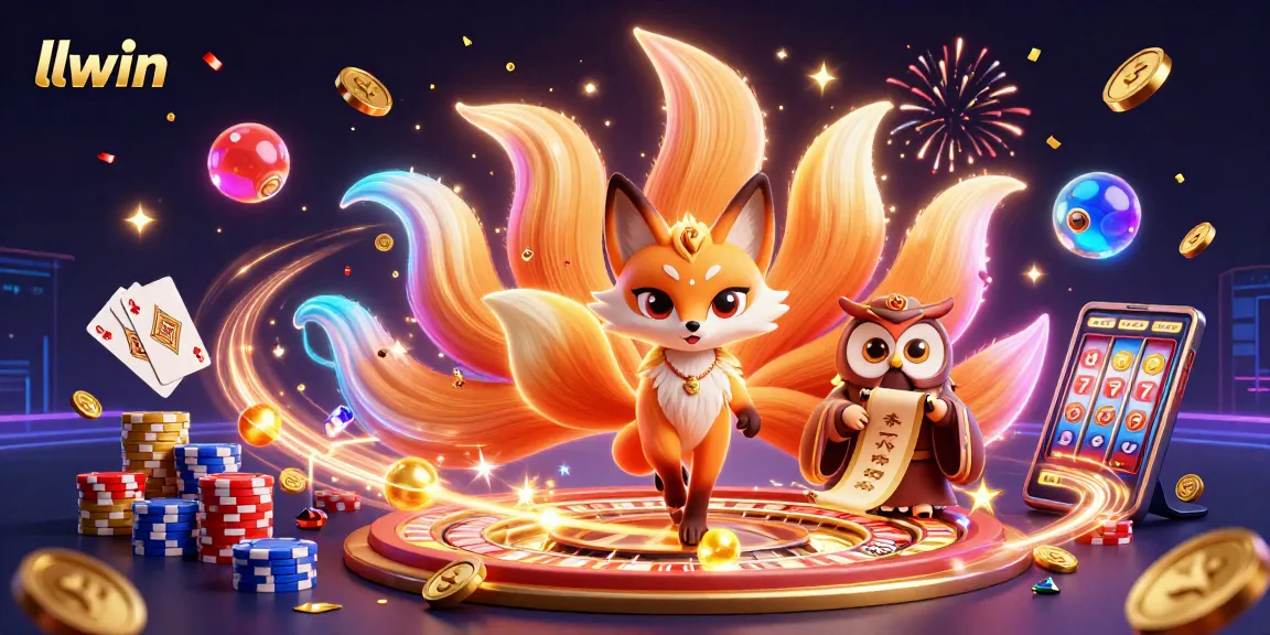 Celebrate big wins at llwin with vibrant characters, casino elements, and exciting gaming action.