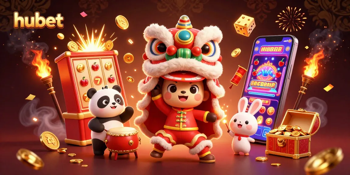 Experience thrilling gameplay at hubet with vibrant 3D characters, exciting slot machines, and jackpots!