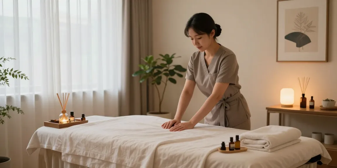 Rejuvenating 마포출장안마 experience in a tranquil massage therapy room