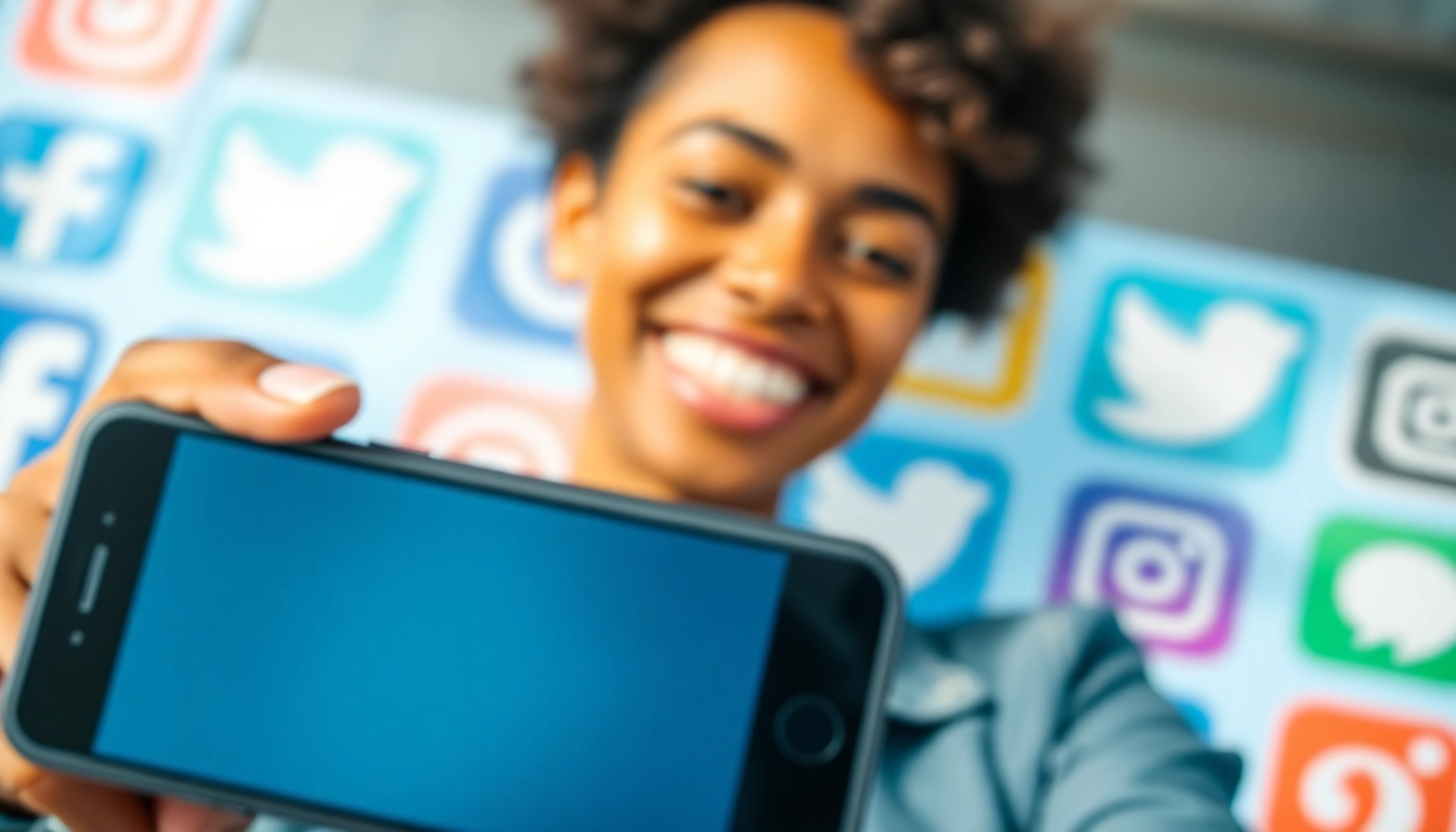 インスタ フォロワー購入 おすすめを通じて成長するソーシャルメディアのシーン。